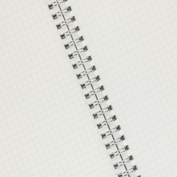 A5 TRANSPARENT HARDCOVER SQUARE GRID 3 NOTEBOOKS - Picture 2 of 4